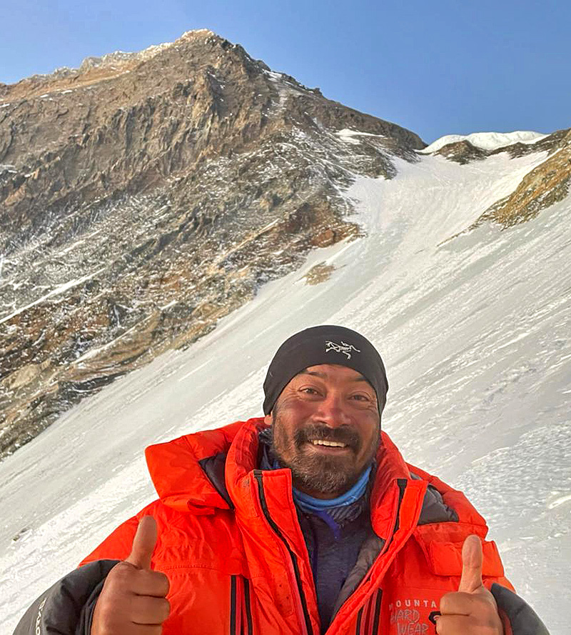 Satish Lhotse 8516m expedition 2021